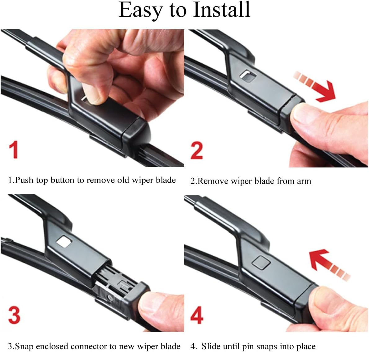 Windshield Wipers Replacement for 2021 2022 2023 2024 Ford Bronco Sport, Wiper Blades