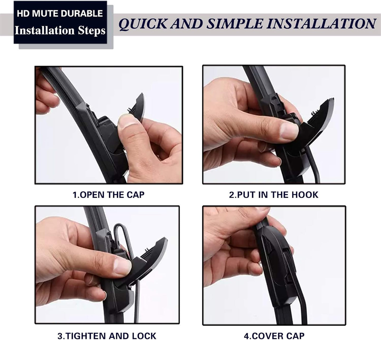 28in + 17in Premium All-Season Windshield Wiper Blades for Original Equipment Replacement(Set of 2)