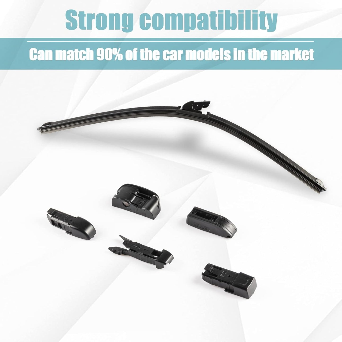 All-Season 26" + 17" Windshield Wipers Blades Easy Install & Durable Stable Quiet Car Accessories(Set of 2)